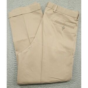Dockers Stain Defender‎ Men's 36x29 (35x29) Pants Tan Chino Pleated Cuffed